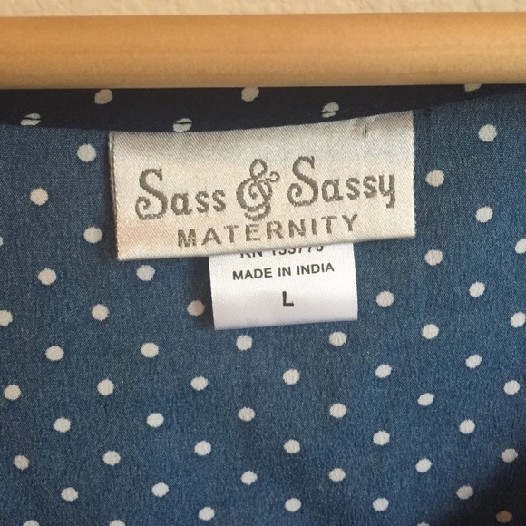 Sass & Sassy Maternity Top Size L - Picture 3 of 5